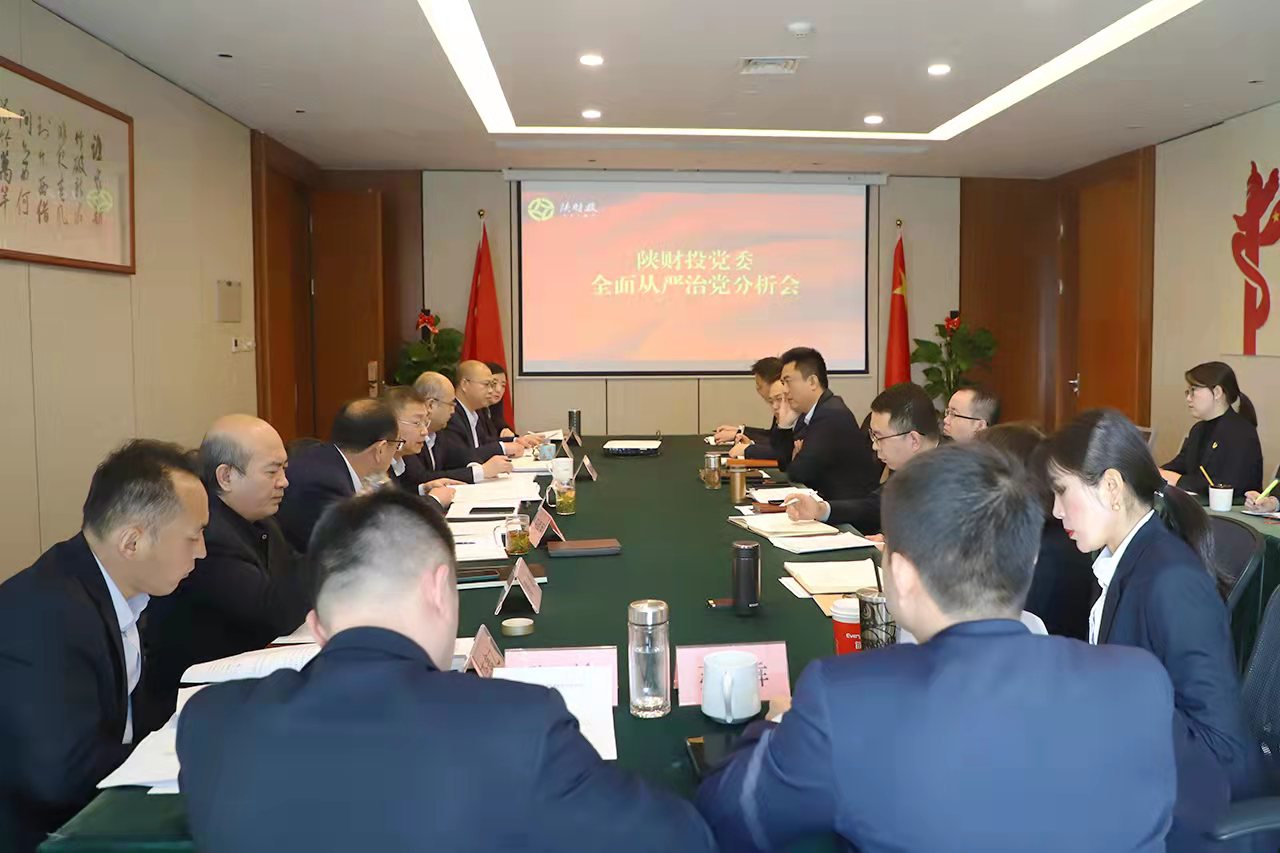 陜財投黨委召開(kāi)落實(shí)全面從嚴治黨分析會(huì )